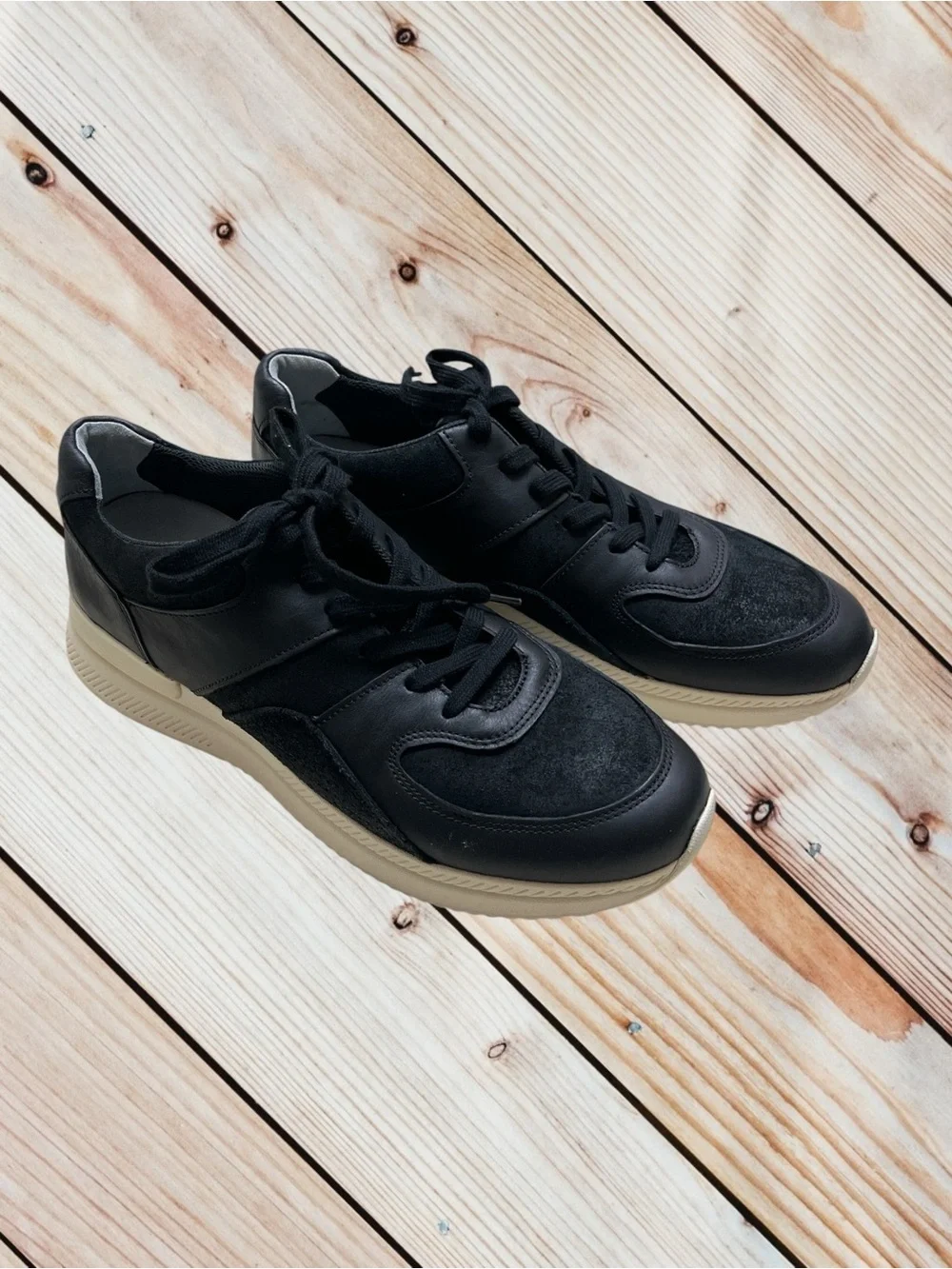 NWOT Everlane F13 M11 unisex The Trainer black leather sneaker